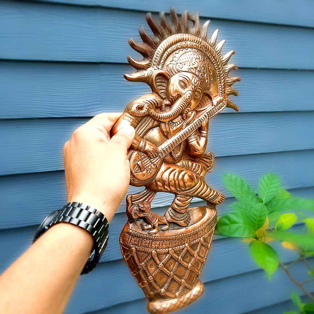 Ganesh Wall Hanging | Wall Decor for Living Room - 17 Inch - ApkaMart