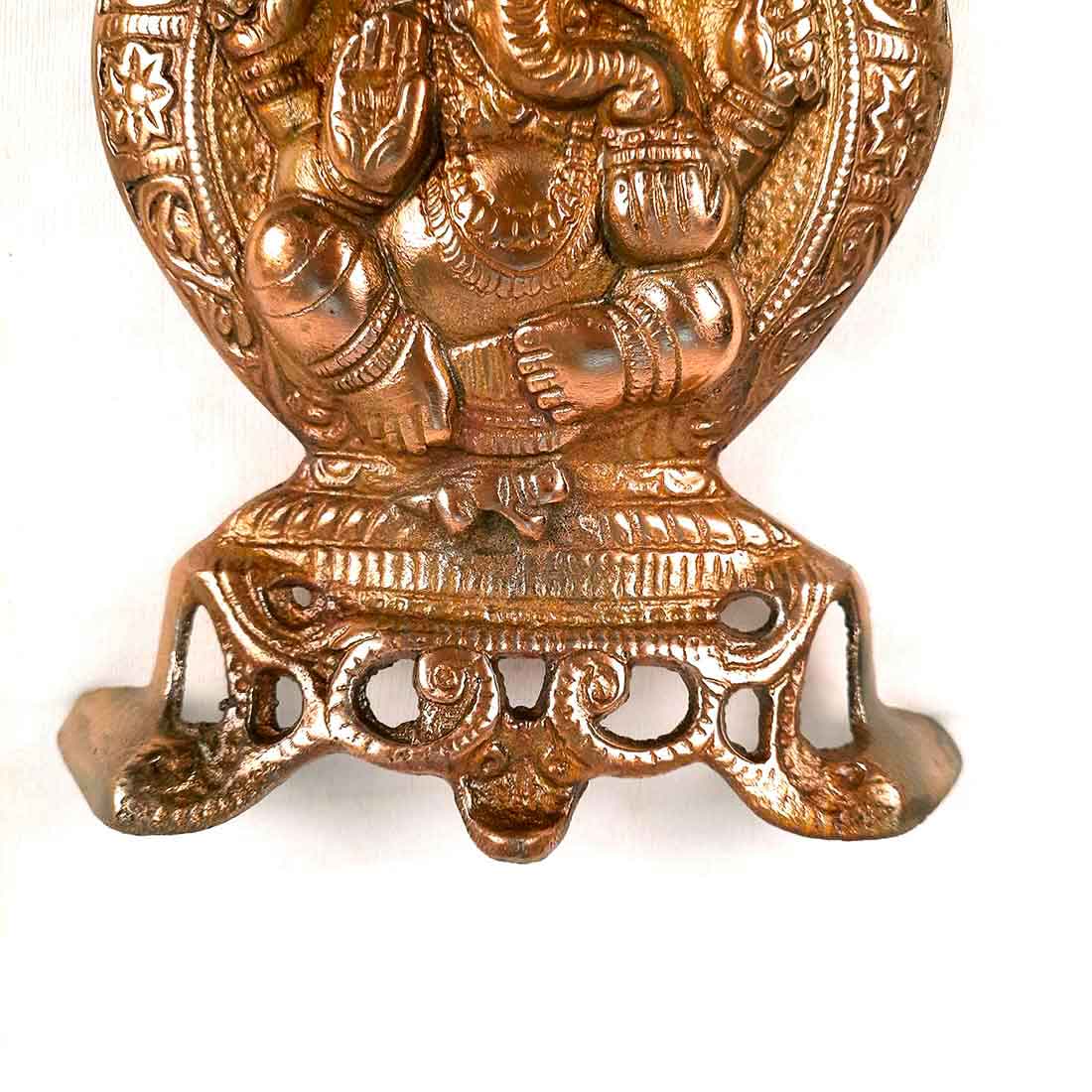 Ganpati Wall Hanging |  Ganesha Wall Decor For Home & Entrance - 11 Inch - ApkaMart