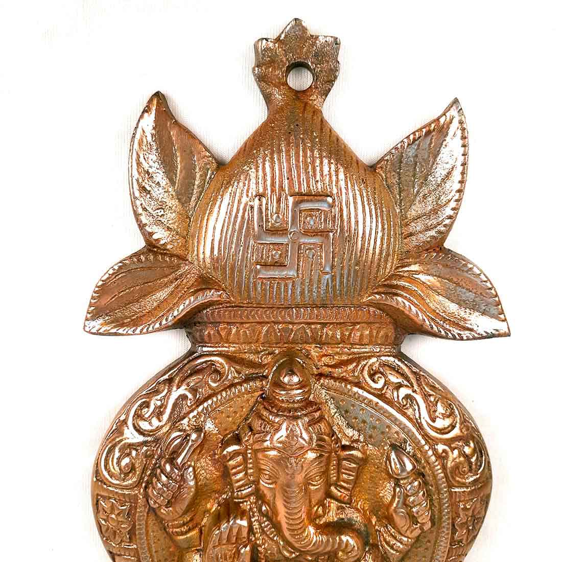 Ganpati Wall Hanging |  Ganesha Wall Decor For Home & Entrance - 11 Inch - ApkaMart