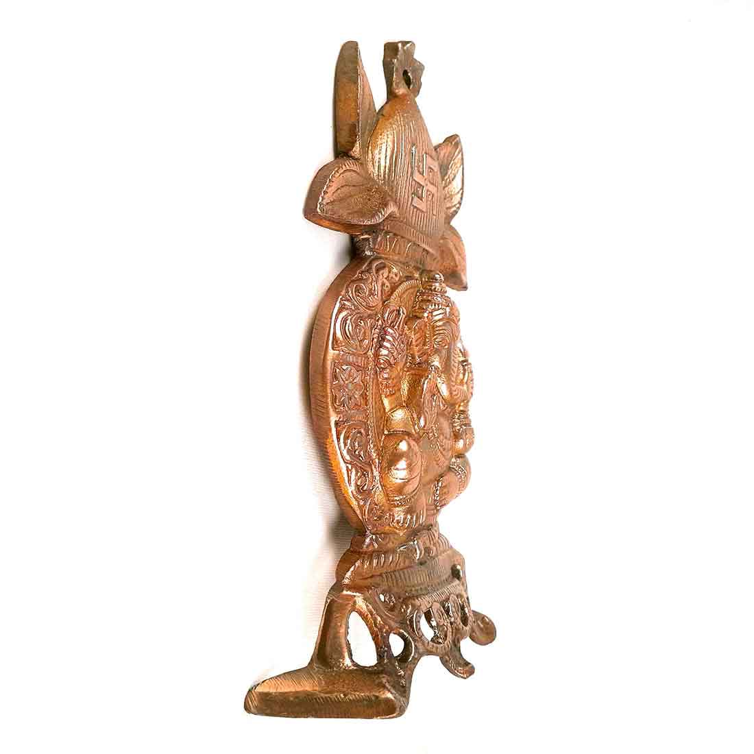 Ganpati Wall Hanging |  Ganesha Wall Decor For Home & Entrance - 11 Inch - ApkaMart