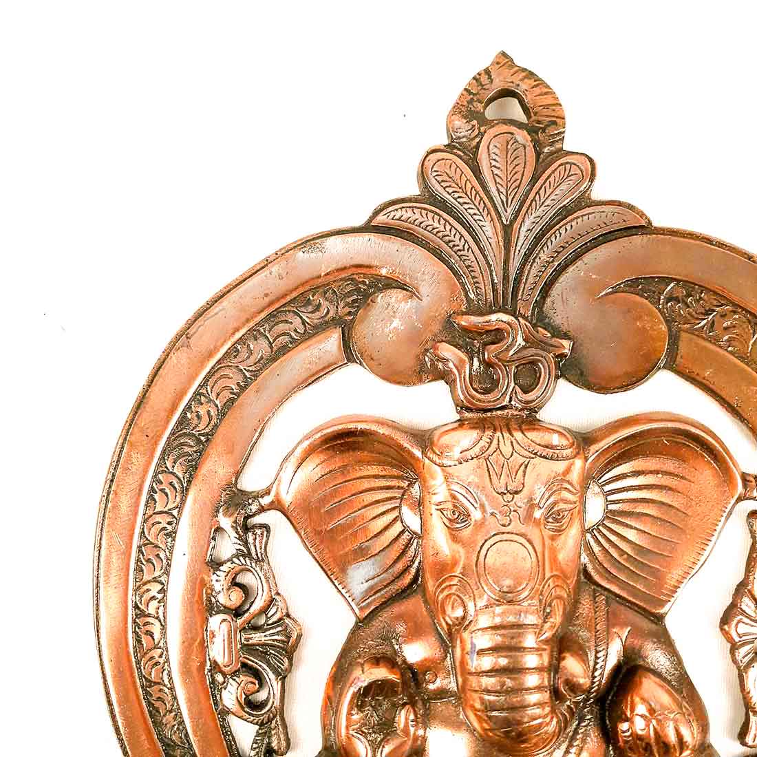 Ganesh Wall Hanging Murti | Ganesha With Om Wall Idol Decor - for Entrance Door | Ganesha Statue Hangings - for Home, Puja, Temple, Religious Decor & Gift -16 Inch