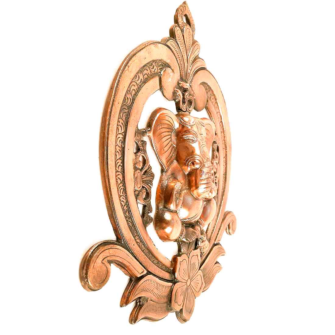 Ganesh Wall Hanging Murti | Ganesha With Om Wall Idol Decor - for Entrance Door | Ganesha Statue Hangings - for Home, Puja, Temple, Religious Decor & Gift -16 Inch