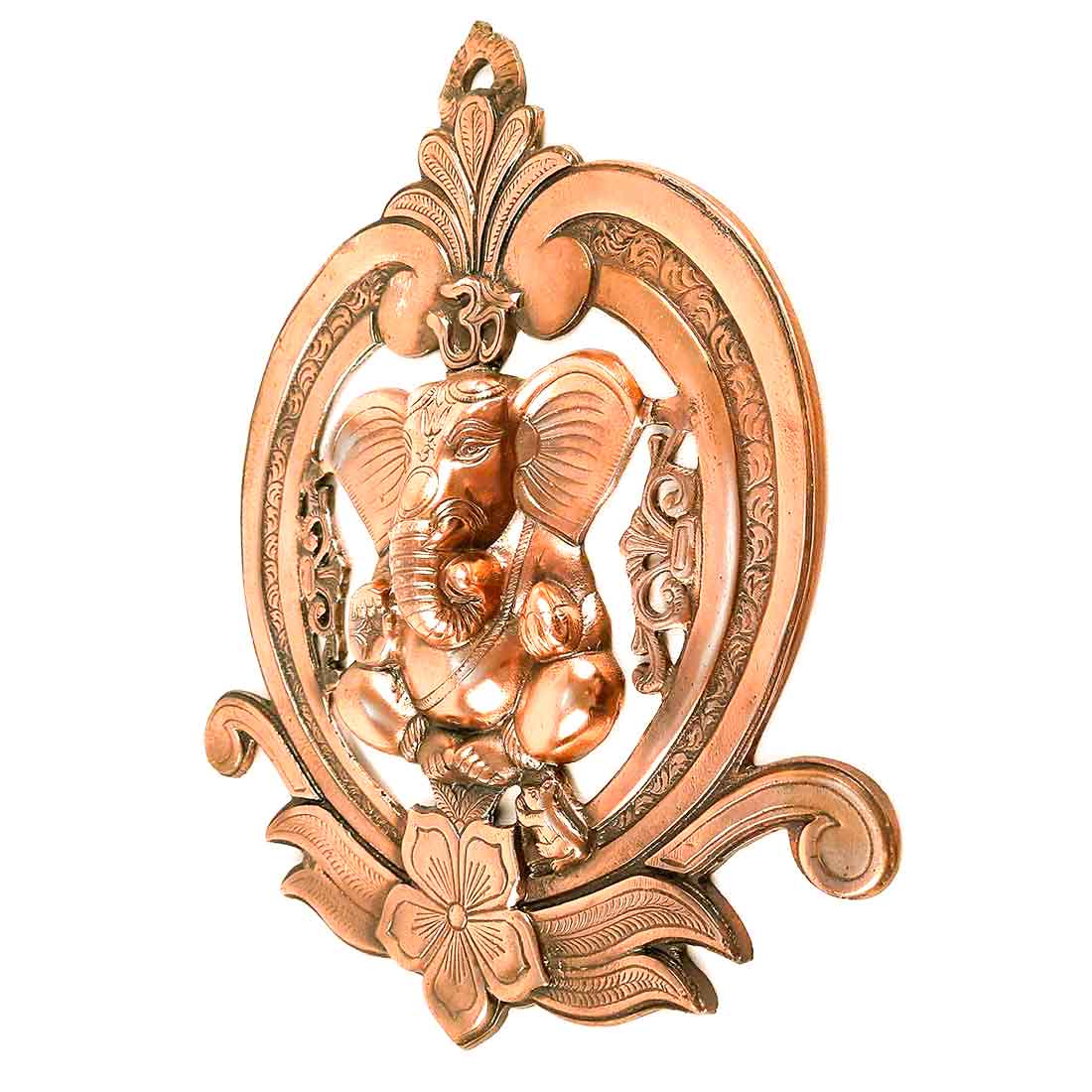 Ganesh Wall Hanging Murti | Ganesha With Om Wall Idol Decor - for Entrance Door | Ganesha Statue Hangings - for Home, Puja, Temple, Religious Decor & Gift -16 Inch