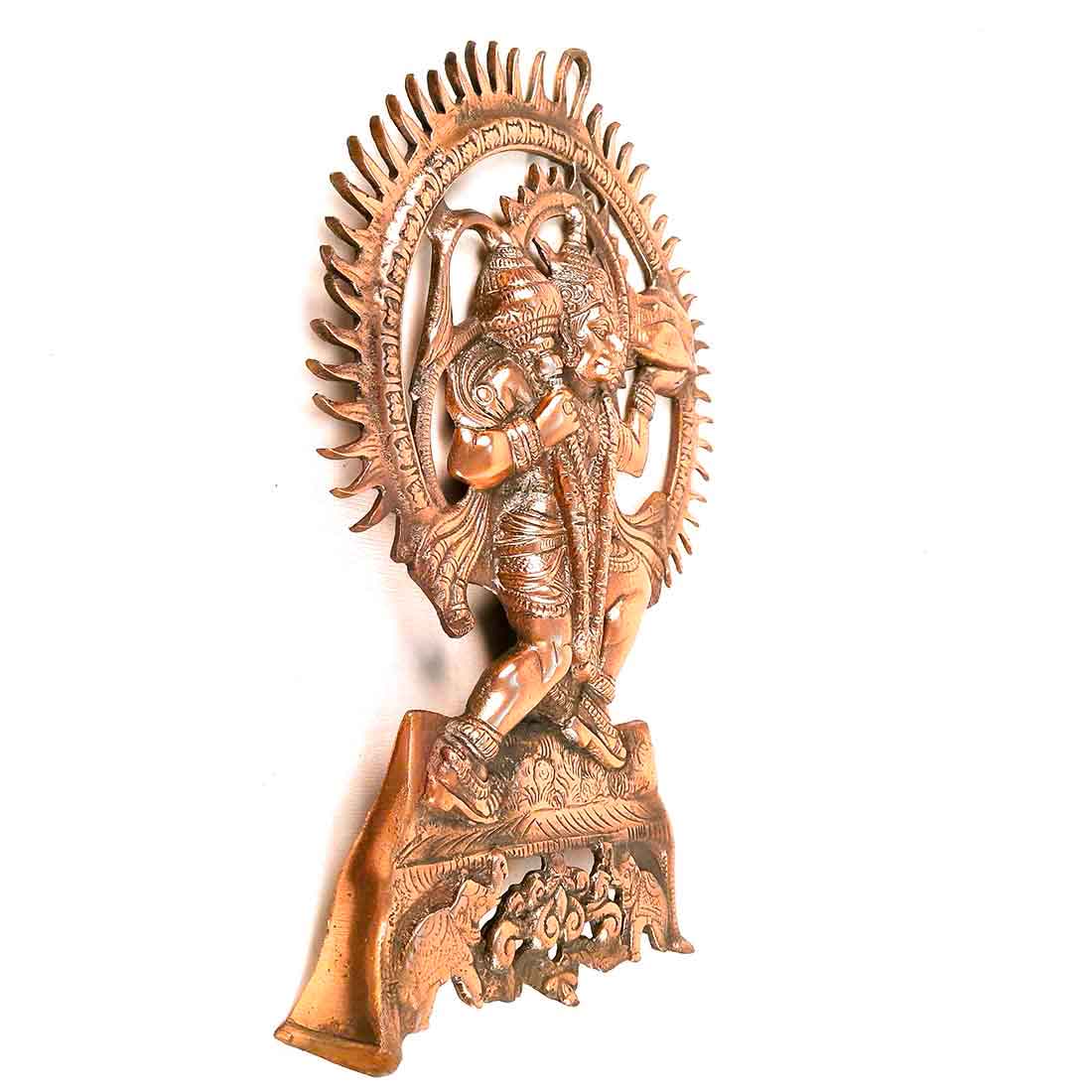 Hanuman ji Wall Hanging | Bajarangbali Wall Art - for Home, Puja, Living Room & Office | Antique Wall Idol for Religious & Spiritual Decor - For Pooja, Temple & Home Decor - 16 inch