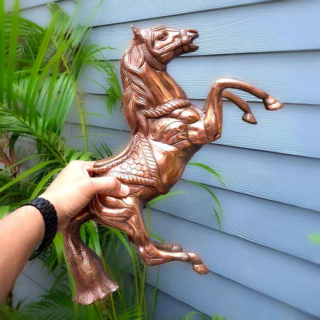 Antique Horse Showpiece - For Table Decor & Gifts - 14 Inch