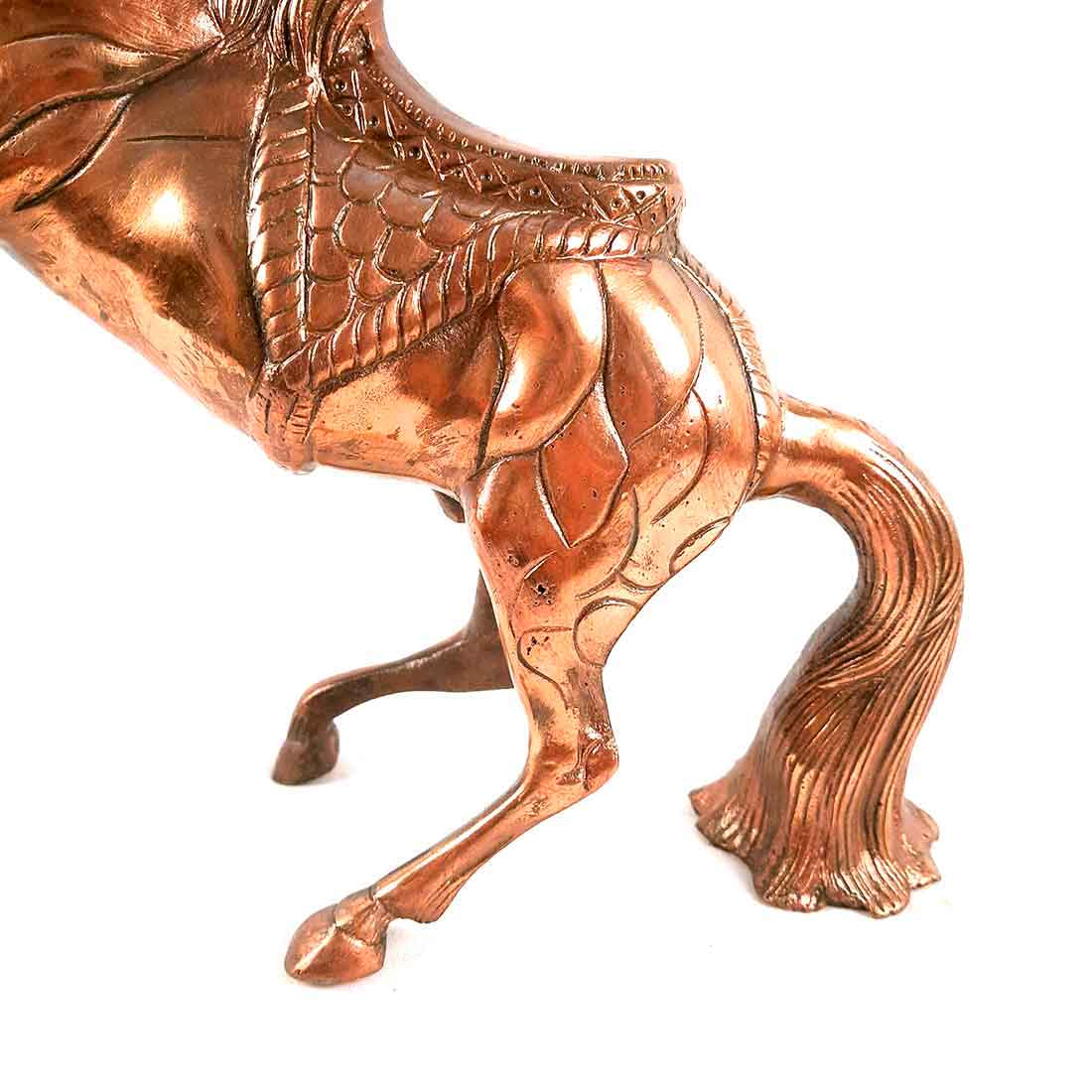 Antique Horse Showpiece - For Table Decor & Gifts - 14 Inch