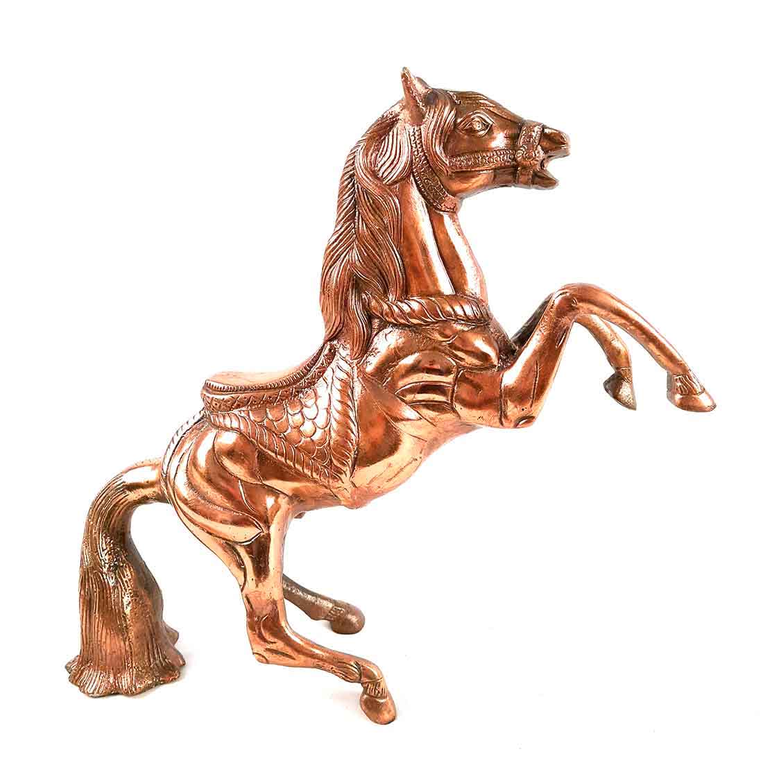 Antique Horse Showpiece - For Table Decor & Gifts - 14 Inch
