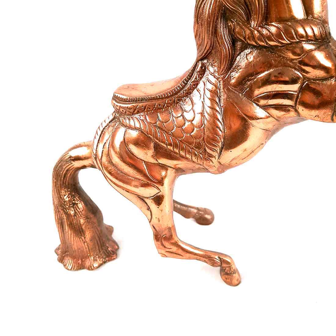 Antique Horse Showpiece - For Table Decor & Gifts - 14 Inch