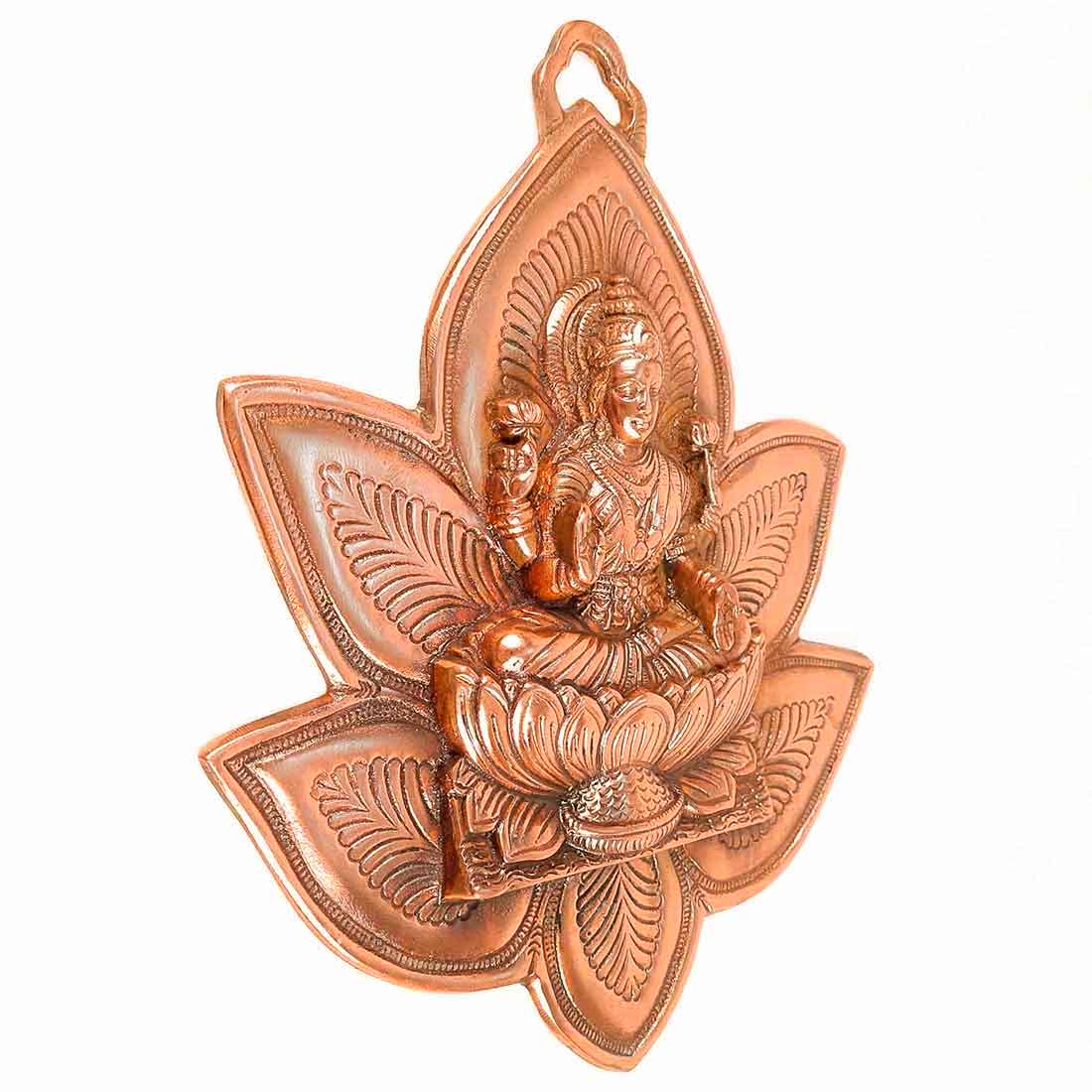 Goddess Laxmi Wall Hanging | Lakshmi Ji Wall Hanging - For Pooja, Mandir & Home Decor - 14 Inch - ApkaMart