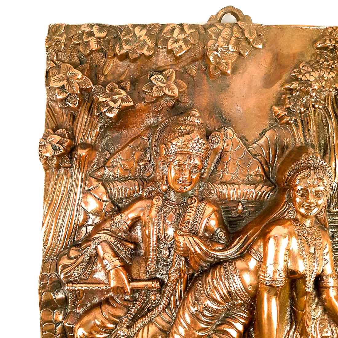 Radha Krishna Wall Hanging Idol | Shri Radha Krishna Wall Hanging Art Statue Murti | Religious & Spiritual Sculpture - for Gift, Home, Living Room, Office, Puja Room Decoration   - 20 inch