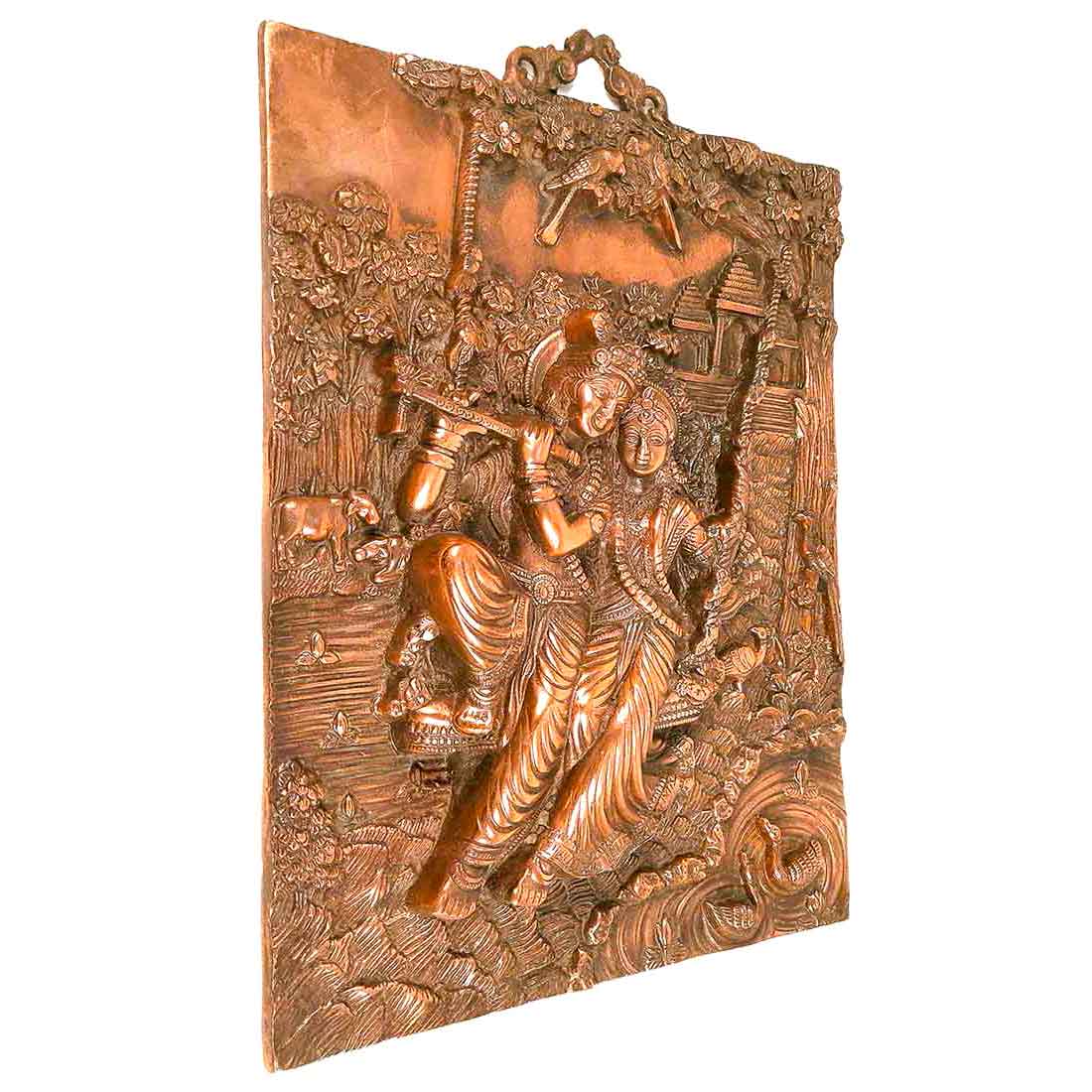 Radha Krishna Wall Hanging - For for Living Room & Gifts - 21 Inch - ApkaMart