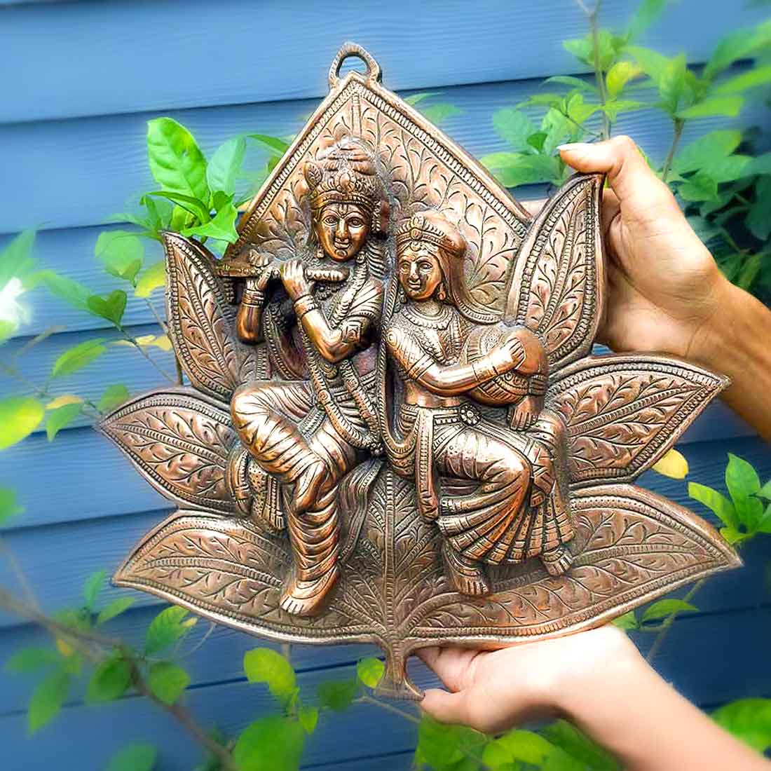 Wall Decor for Living Room | Home Wall Decor Leaf Design - 16 Inch - ApkaMart