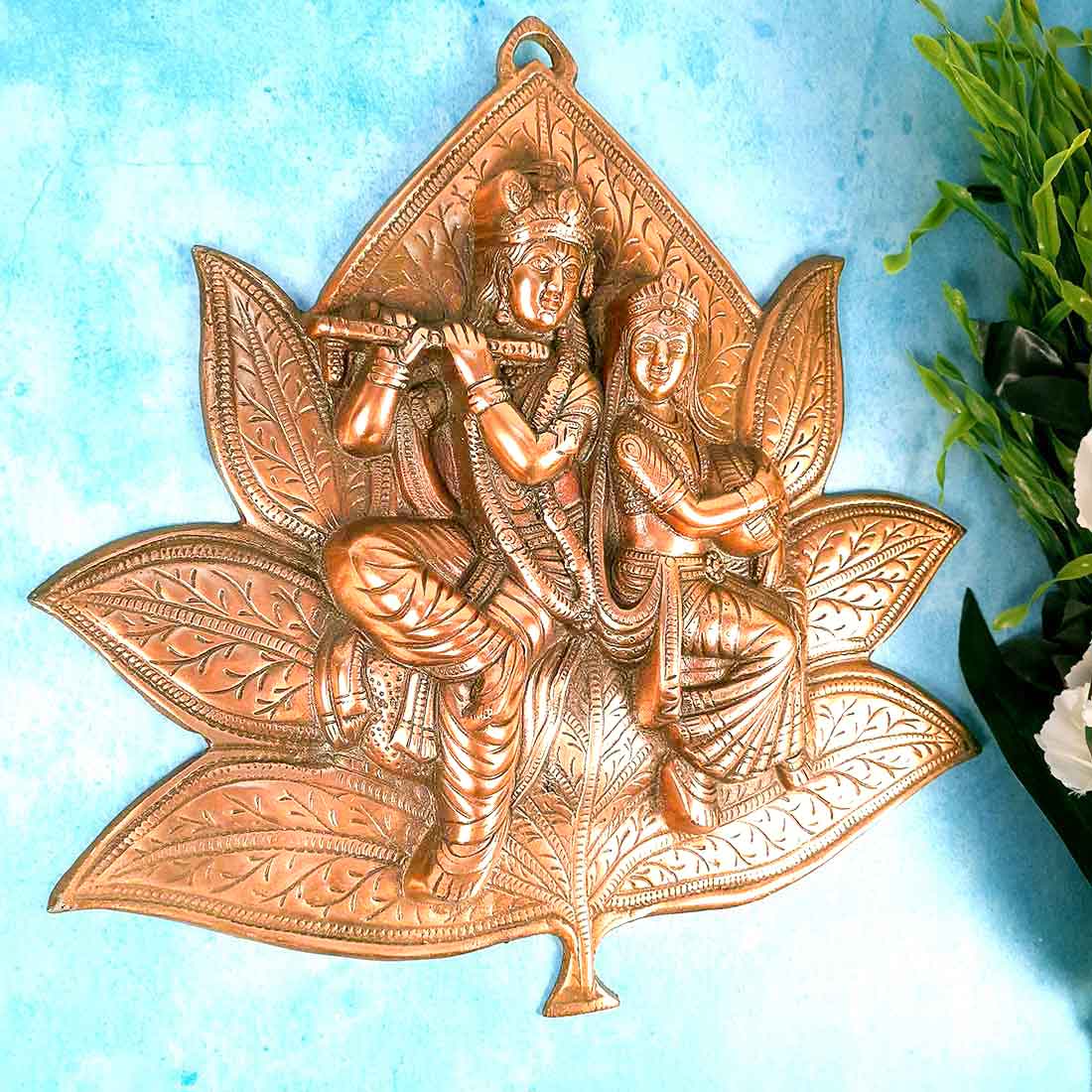 Wall Decor for Living Room | Home Wall Decor Leaf Design - 16 Inch - ApkaMart