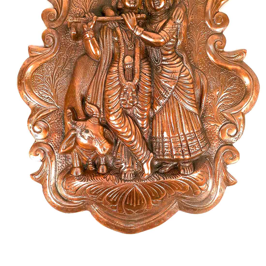 Living Room Decor | Radha Krishna Wall Hanging - 16 Inch - ApkaMart