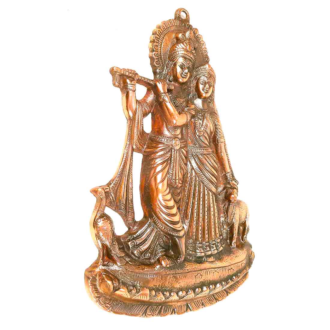 Radha Krishna Wall Art | Wall Decor for Living Room - 15 Inch - ApkaMart