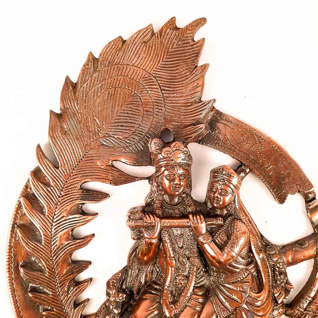 Wall Art for Living Room | Metal Wall Decor Morpankh Design - 16 Inch - ApkaMart