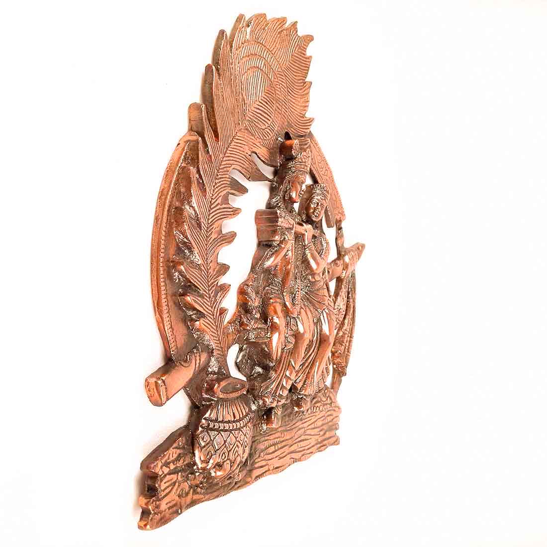 Wall Art for Living Room | Metal Wall Decor Morpankh Design - 16 Inch - ApkaMart