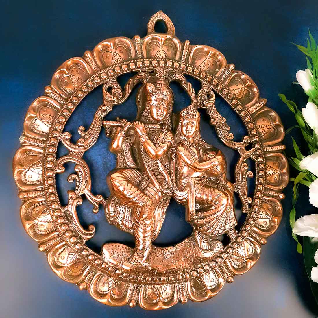 Wall Art Decor | Radha Krishna Wall Hanging - 18 Inch - ApkaMart