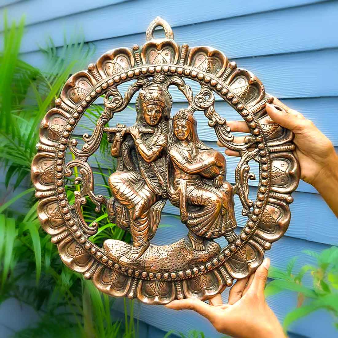 Wall Art Decor | Radha Krishna Wall Hanging - 18 Inch - ApkaMart