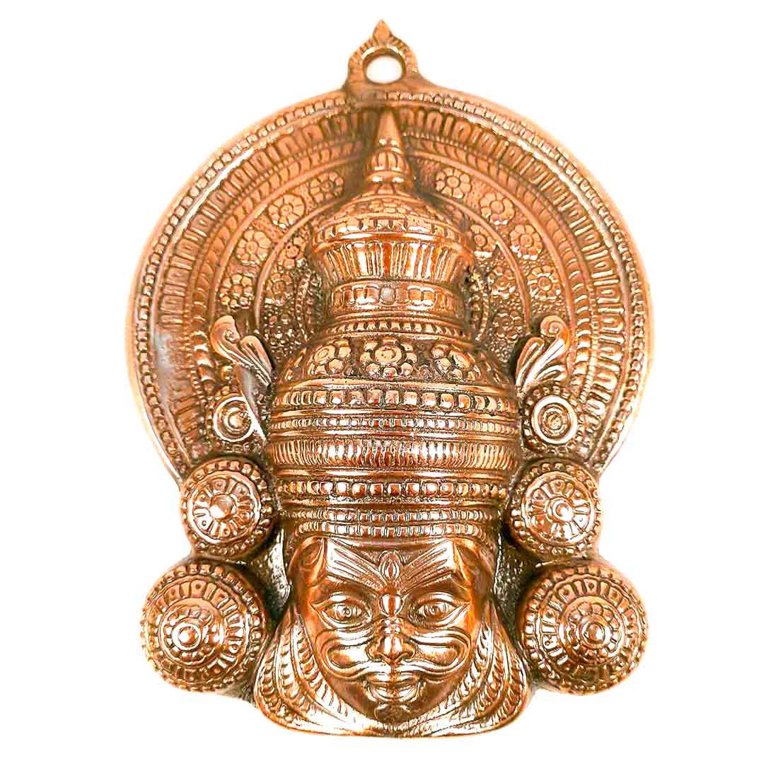 Kathakali Mask Wall Hanging - For Living room & Entrance Decor - 14 Inch - ApkaMart
