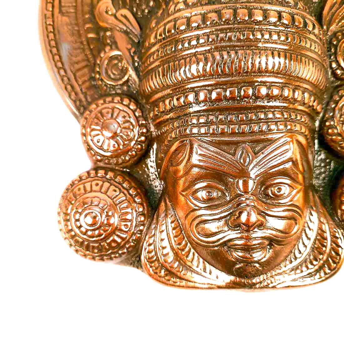 Kathakali Mask Wall Hanging - For Living room & Entrance Decor - 14 Inch - ApkaMart
