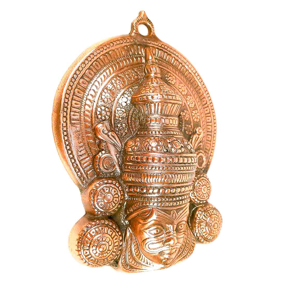 Kathakali Mask Wall Hanging - For Living room & Entrance Decor - 14 Inch - ApkaMart