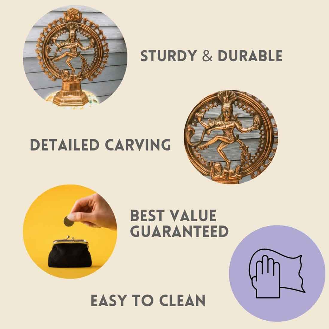 Natraj Statue - Showpiece for Living Room - 24 Inch - ApkaMart