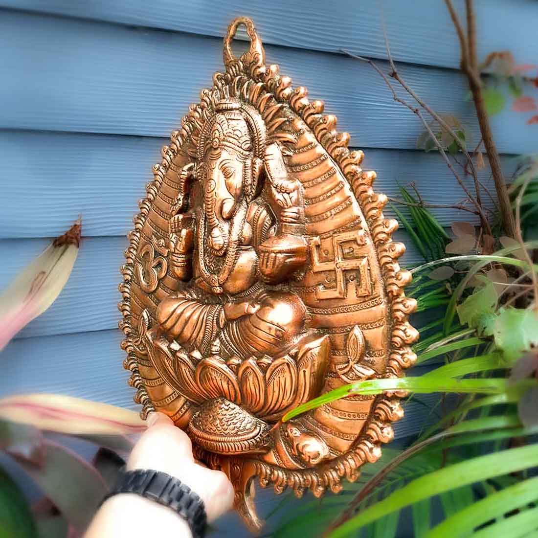 Siddhivinayaka Wall Hanging - Ganesha Wall Decor - for Pooja, Mandir & Gifts - ApkaMart
