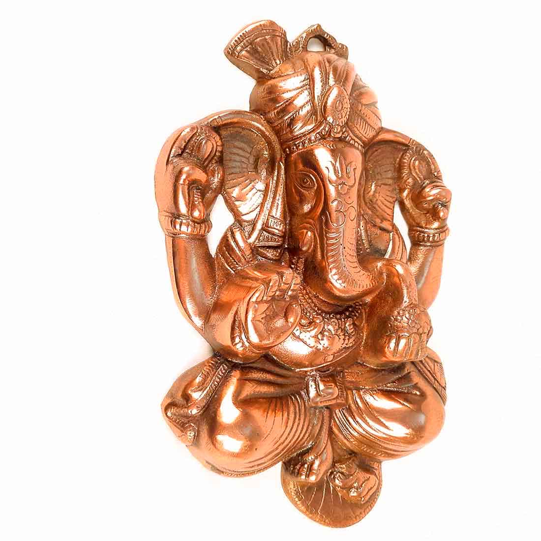 Ganesh Wall Hanging | Pagdi Ganesha Wall Decor - 13 Inch - ApkaMart