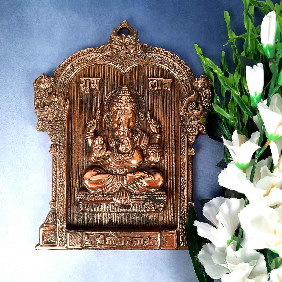 Ganesh Wall Hanging - Ganesha For Main Door - 13 Inch - ApkaMart