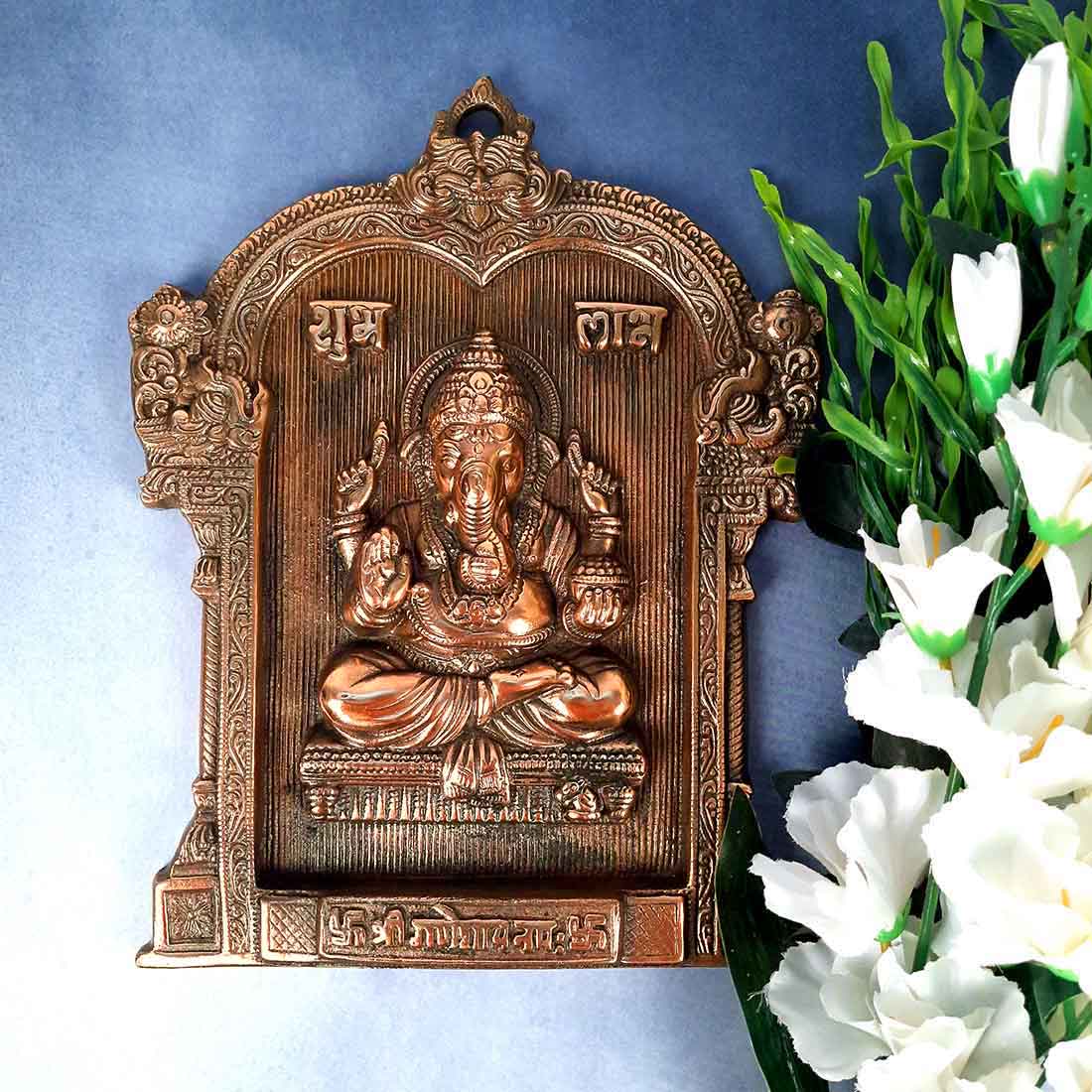 Ganesh Wall Hanging - Ganesha For Main Door - 13 Inch - ApkaMart