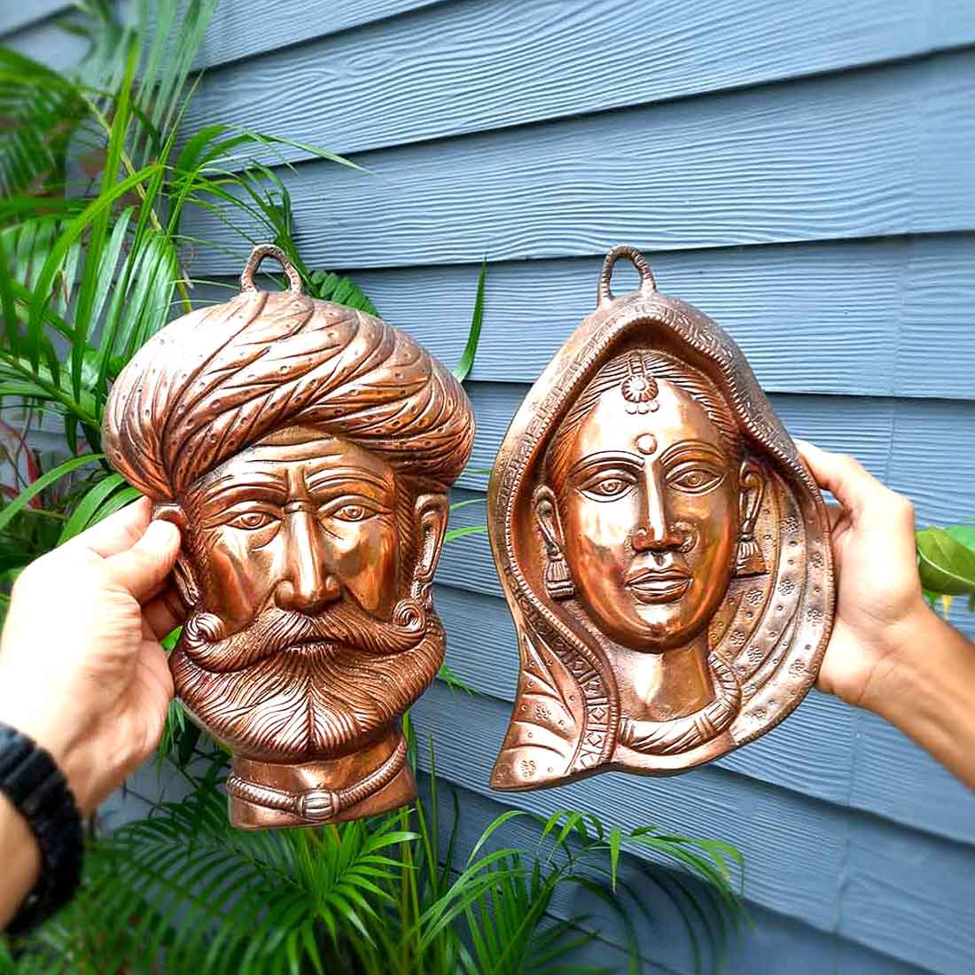 Metal Wall Decor - For Living Room Interior Decoration - 12 Inch - ApkaMart