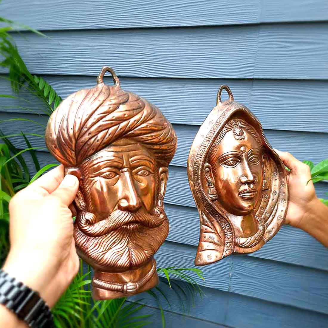 Metal Wall Decor - For Living Room Interior Decoration - 12 Inch - ApkaMart