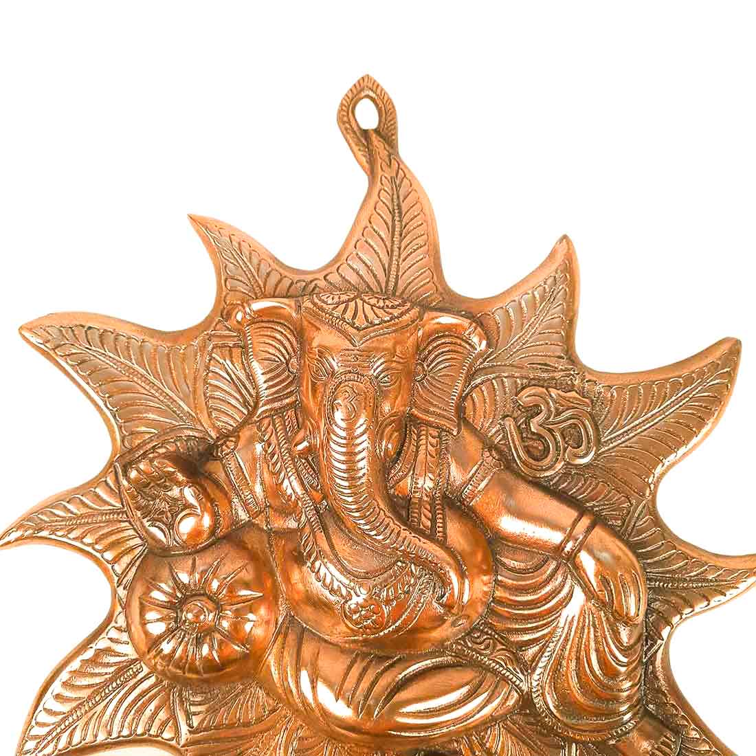 Ganesh ji Wall Hanging - Metal Wall Art -15 Inch - ApkaMart