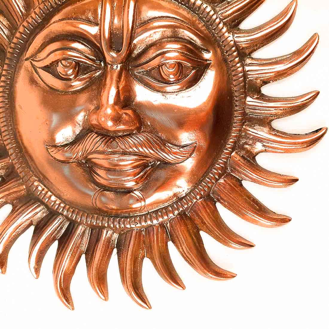 Sun Wall Hanging - Wall Decor for Pooja Room & Living Room - 13 Inch - ApkaMart