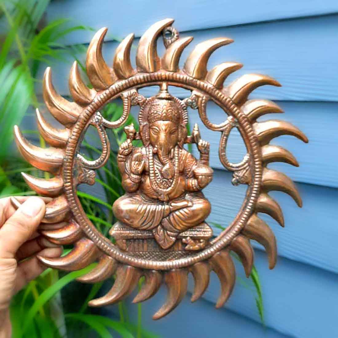 Ganesh Wall Decor | Wall Art for Living Room - 10 Inch - ApkaMart