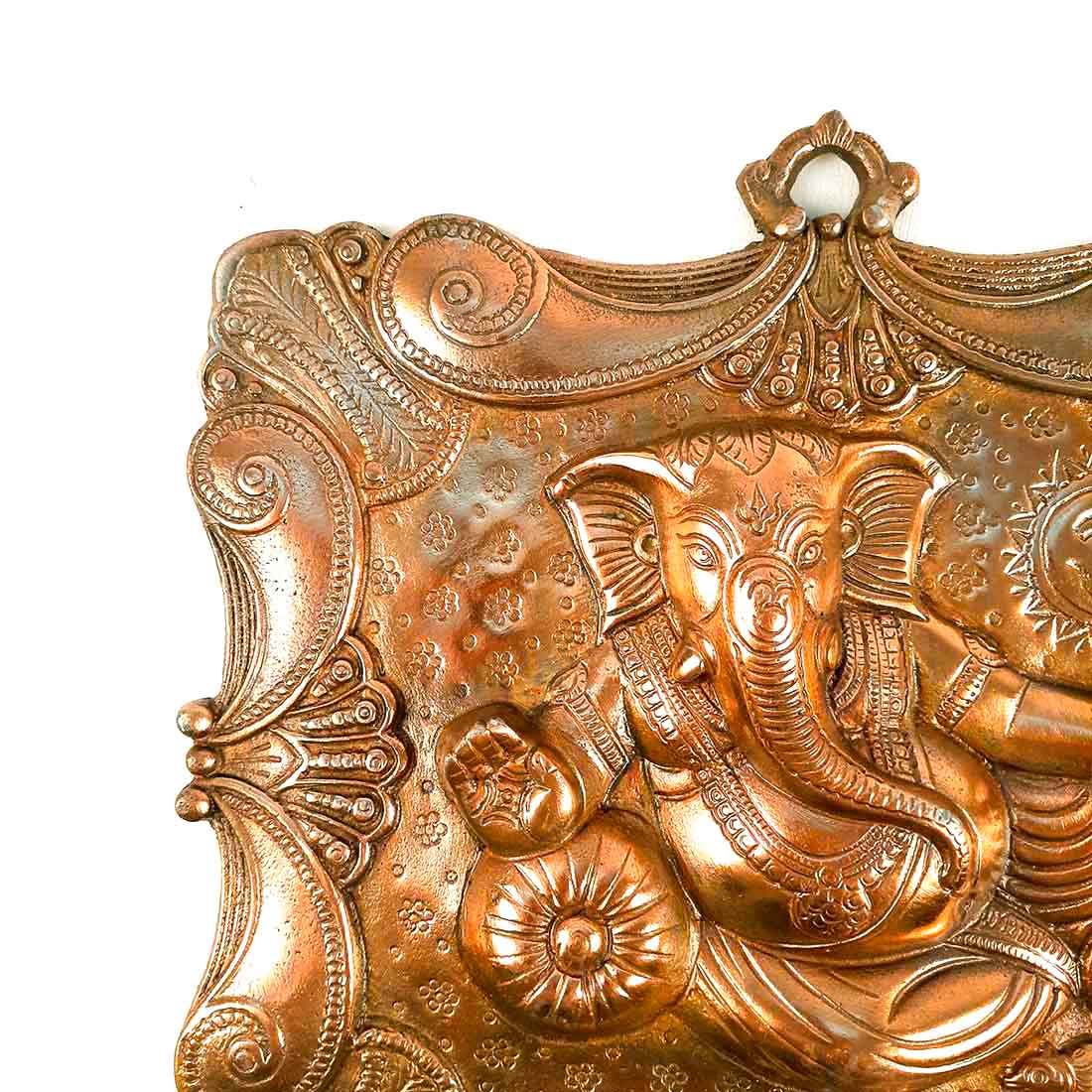 Ganesh Wall Hanging Statue | Ganesh Ji Wall Decor for Puja Room & Home Entrance |Temple Decor, Vastu, Diwali & House Warming Gift - 11 Inch