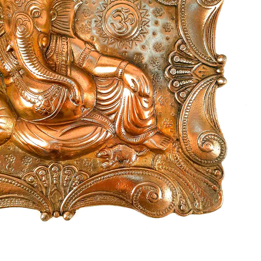 Ganesh Wall Hanging Statue | Ganesh Ji Wall Decor for Puja Room & Home Entrance |Temple Decor, Vastu, Diwali & House Warming Gift - 11 Inch
