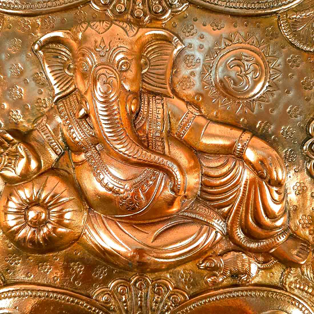 Ganesh Wall Hanging Statue | Ganesh Ji Wall Decor for Puja Room & Home Entrance |Temple Decor, Vastu, Diwali & House Warming Gift - 11 Inch