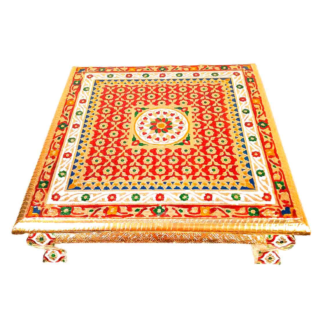 Chauki 18 Inch for Pooja Room Decoration - ApkaMart