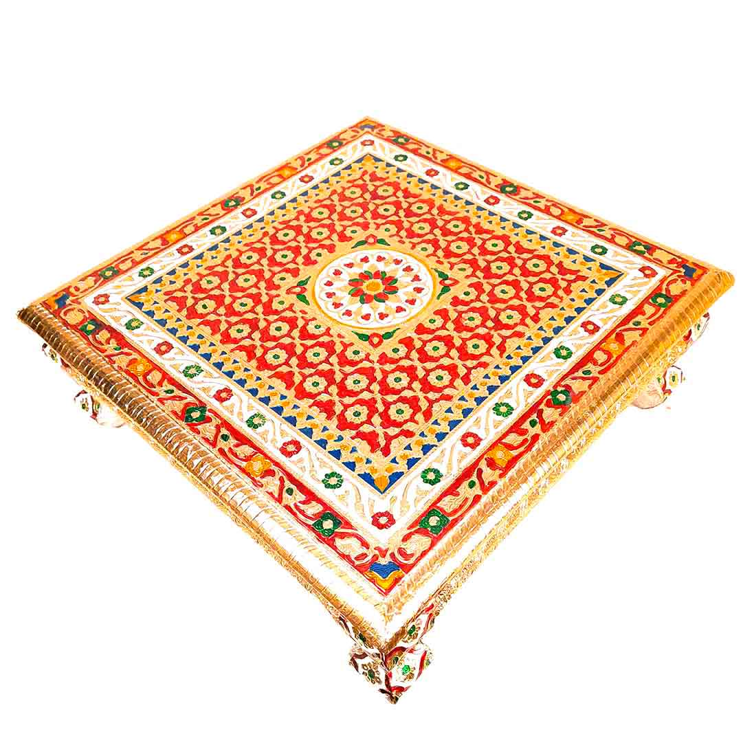 Chauki 18 Inch for Pooja Room Decoration - ApkaMart