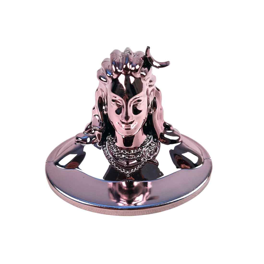 Adiyogi Statue - for Car Dash Board & for Pooja Home & Office Decor - 2 Inch #Color_Purple
