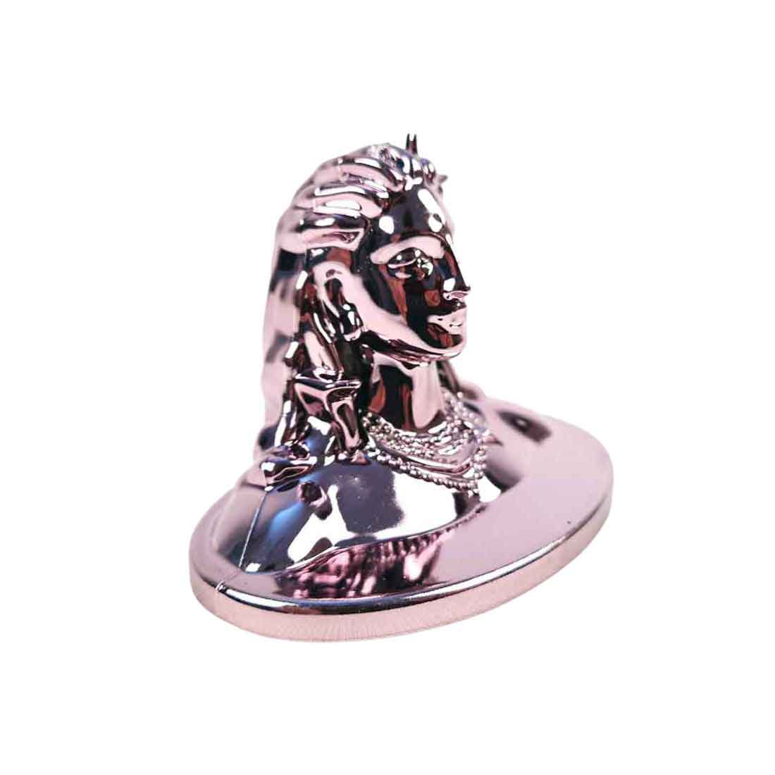 Adiyogi Statue - for Car Dash Board & for Pooja Home & Office Decor - 2 Inch #Color_Purple