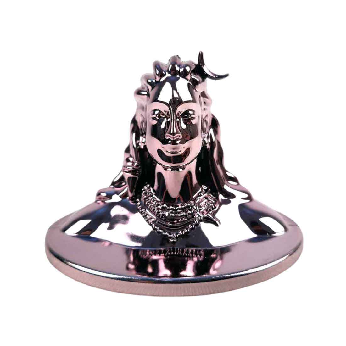 Adiyogi Statue - for Car Dash Board & for Pooja Home & Office Decor - 2 Inch #Color_Purple