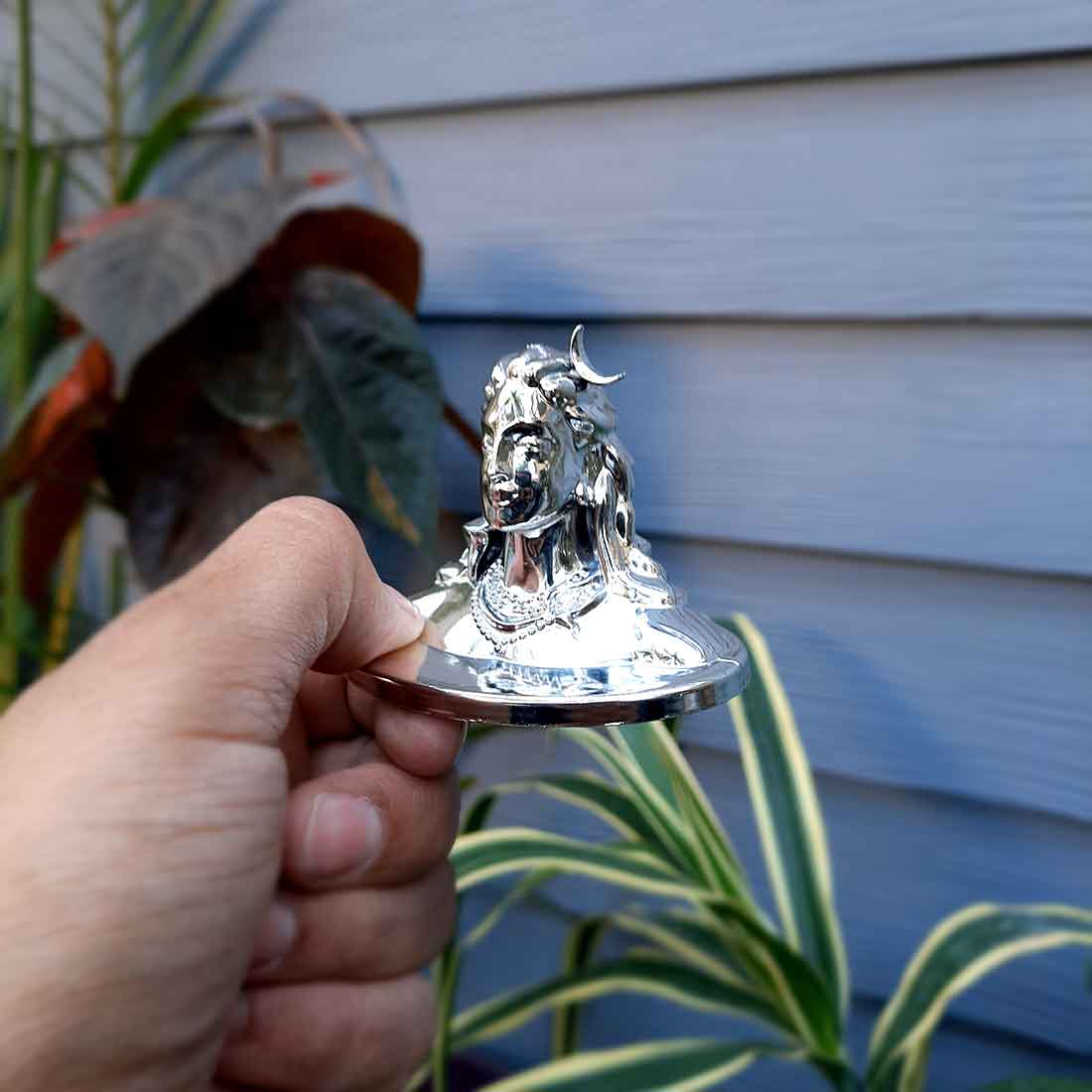Adiyogi Statue - for Car Dash Board & for Pooja, Home & Office Decor - 2 Inch