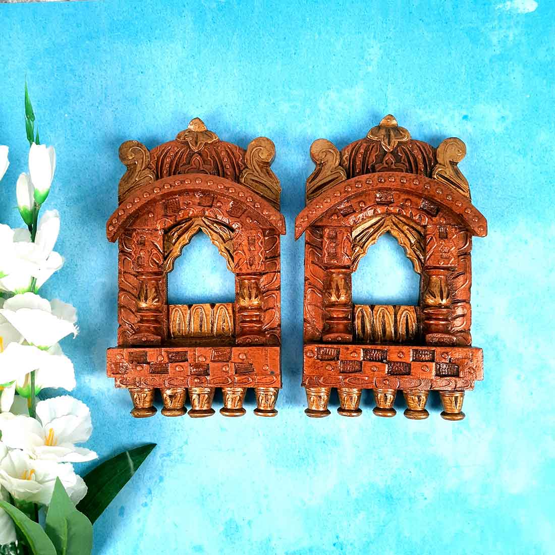 Wooden Jharokha- Apkamart #style_Pack of 2