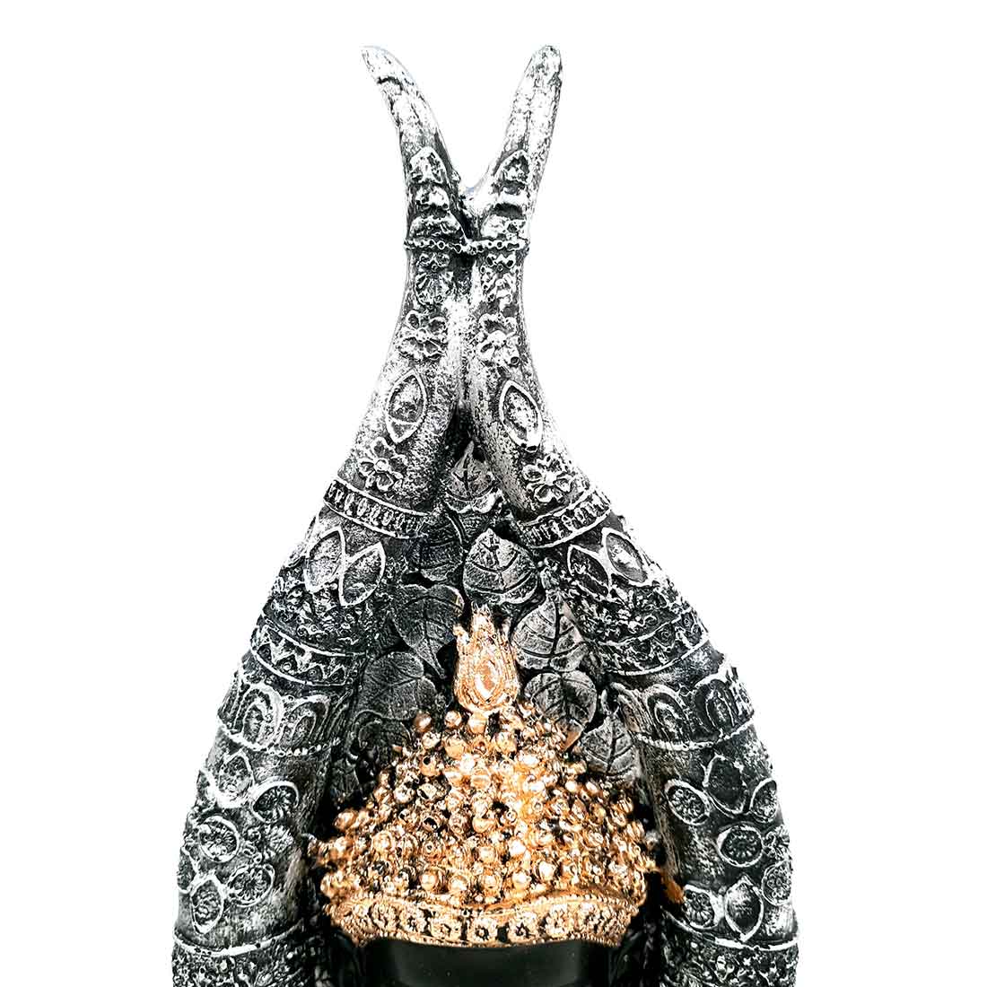 Buddha Head Showpiece | Buddha Face Statue - For Living room, Home, Table, Shelf, Office Decor | Housewarming & Birthday Gift - 12 Inch