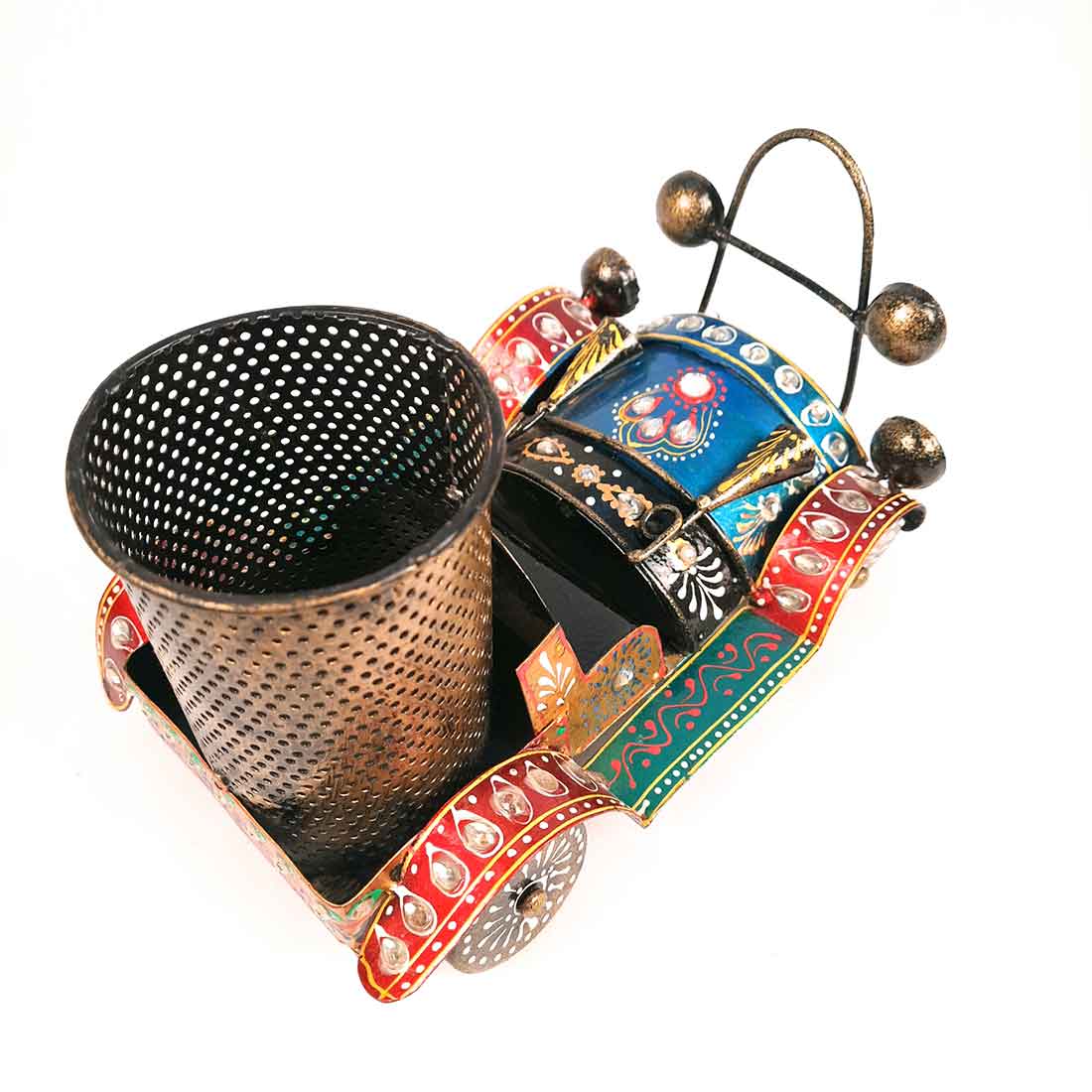 Desk Organiser - Car Design Pen Stand Handmade - for Gifts - 9 Inch