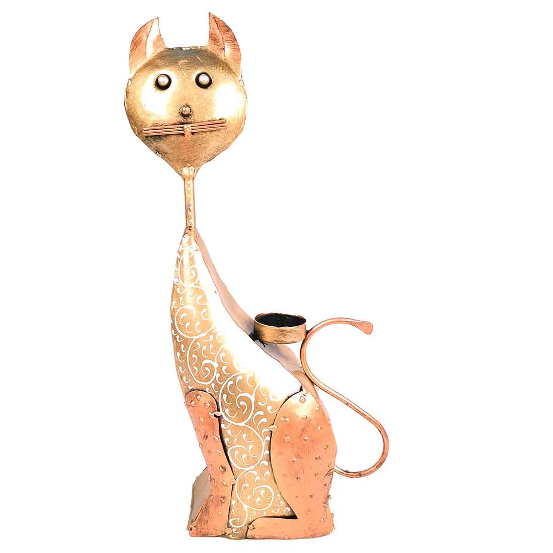 Decorative Tealight Candle Holders- Apkamart #Color_Golden