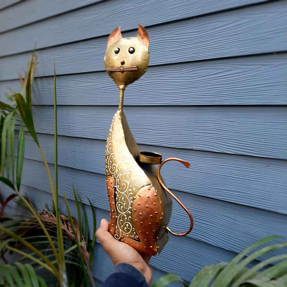 Decorative Tealight Candle Holders- Apkamart #Color_Golden